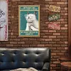 White Cat - Vintage Metal Signs - 20*30cm/30*40cm