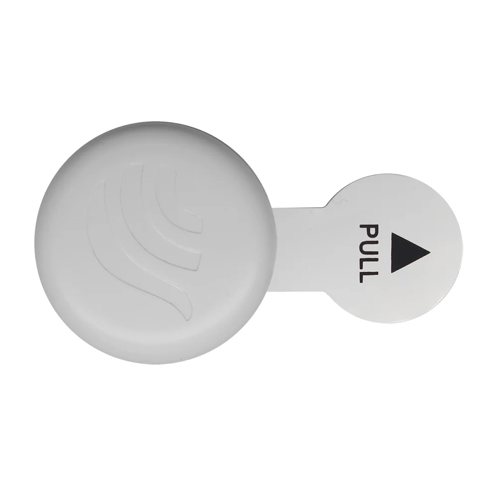 Free Sample BLE iBeacon 52810 module with battery MAC UUID RSSI NFC Anti loss device Location tracking broadcast beacon
