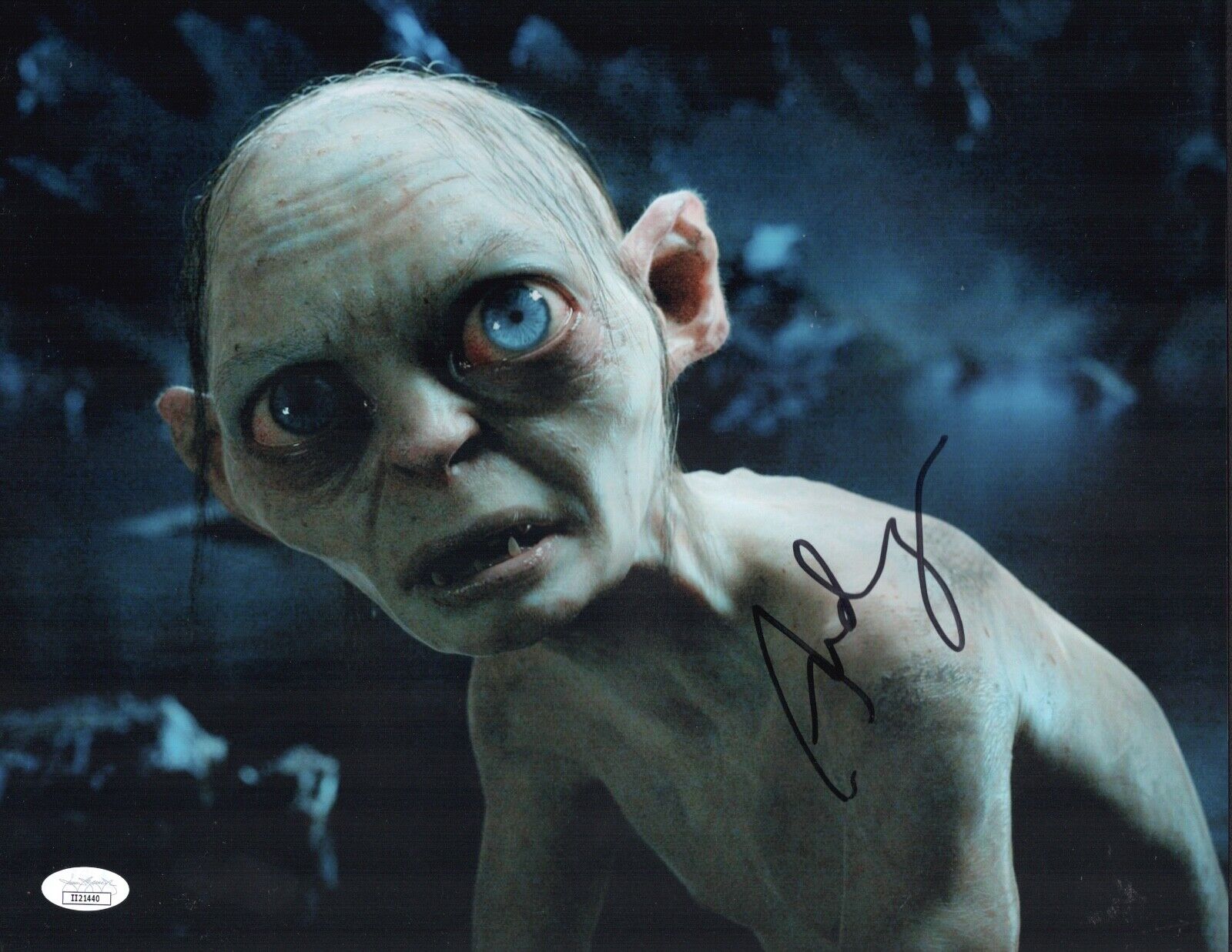 Andy Serkis LORD OF THE RINGS Signed 11x14 Photo Poster painting Autograph JSA COA Cert