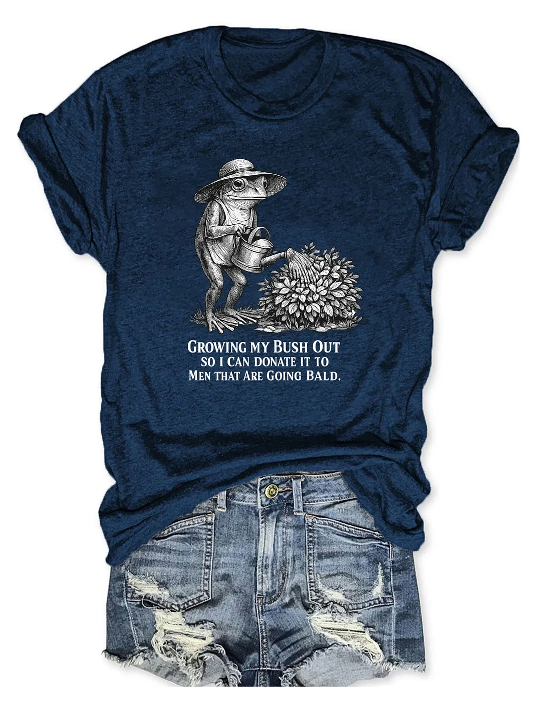 Funny Frog Gardening T-shirt