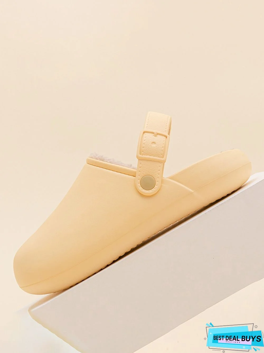 Waterproof Casual Winter Warm Lined Eva Sandals