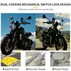 Cooling Motorcycle Phone Mount with USB/TYPE-C Charging Port Motorcycle Phone Holder 360 Rotation Cellphone Cradle Adjustable for 5.4-7.8 Inch Smartphone (Handlebar)