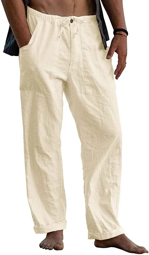 Men's beach casual loose-fitting pants