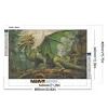 Diamond Painting-DIY Full Round Drill Dragon(60x40cm)