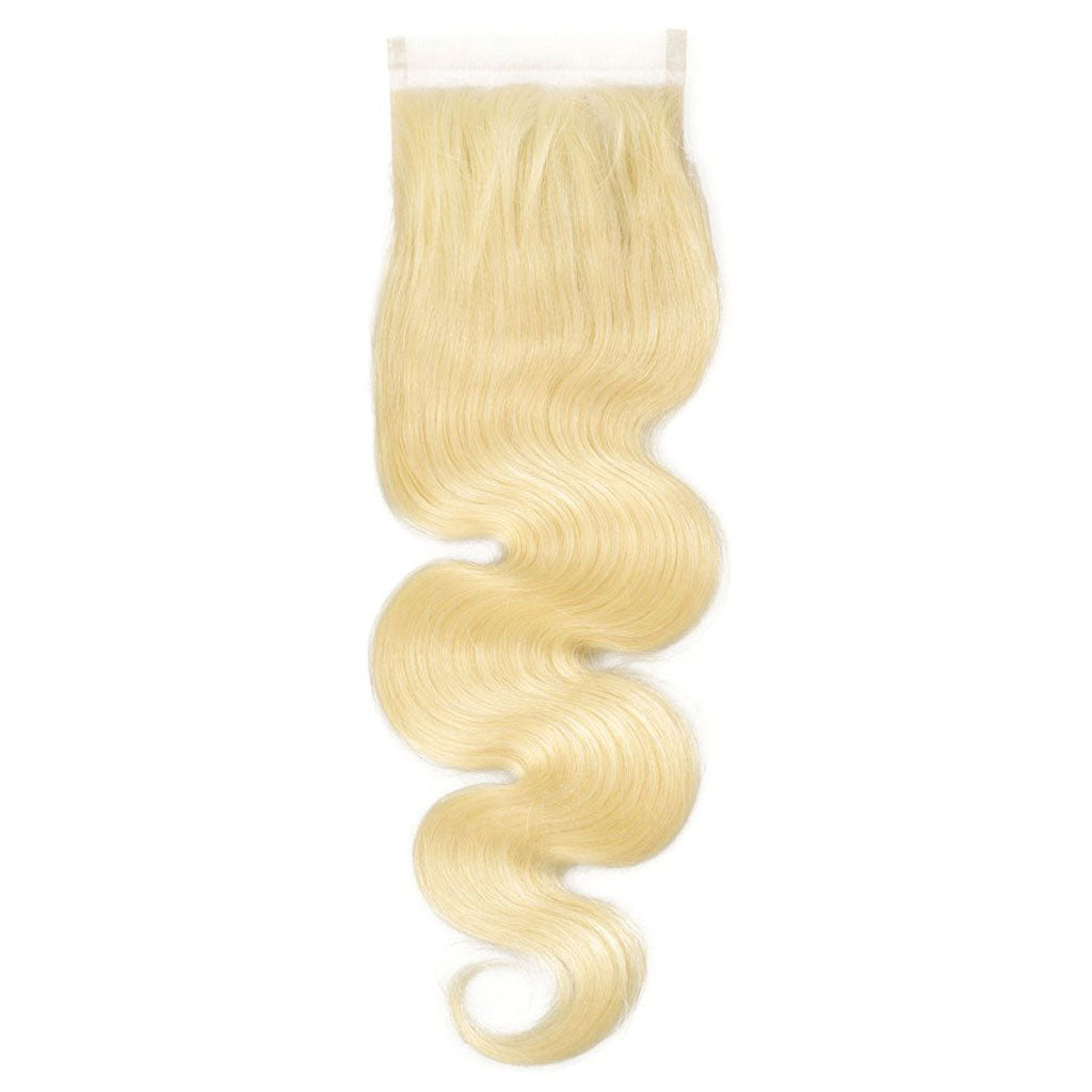 12A Brazilian Body Wave 613 Blonde Lace Closure