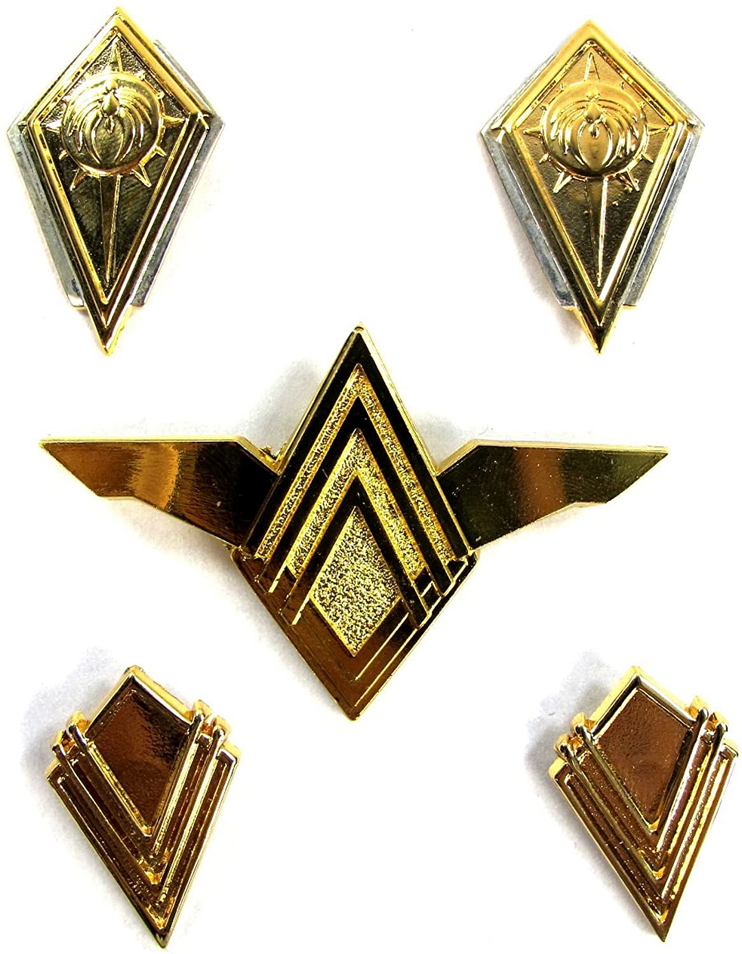 Battlestar Galactica Officer Uniform Pin Badge Set Of 2