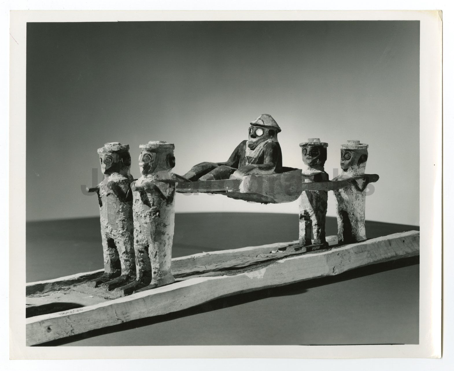 Madagascar Primitive Sculpture - Vintage 8x10 Photo Poster paintinggraph