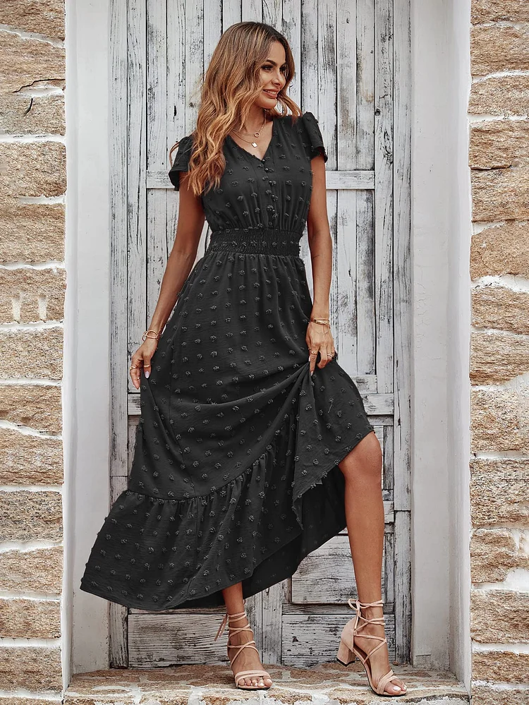 💓v neck maxi dress for women💓