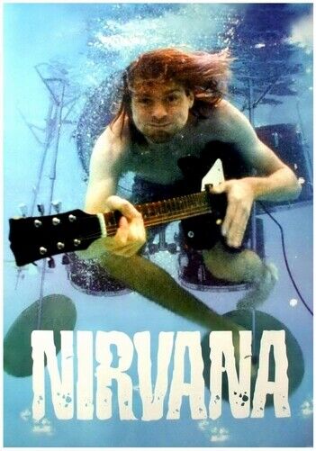 NIRVANA POSTER - KURT COBAIN NEVERMIND PROMO - Photo Poster painting QUALITY INSERT -  POST!