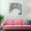 >SALE<5D DIY Full Drill Diamond Painting Peafowl Cross Stitch Mosaic Craft Kit