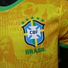 2024 Player Version Brazil Special Edition Jesus Yellow Football Shirt 1:1 Thai Quality