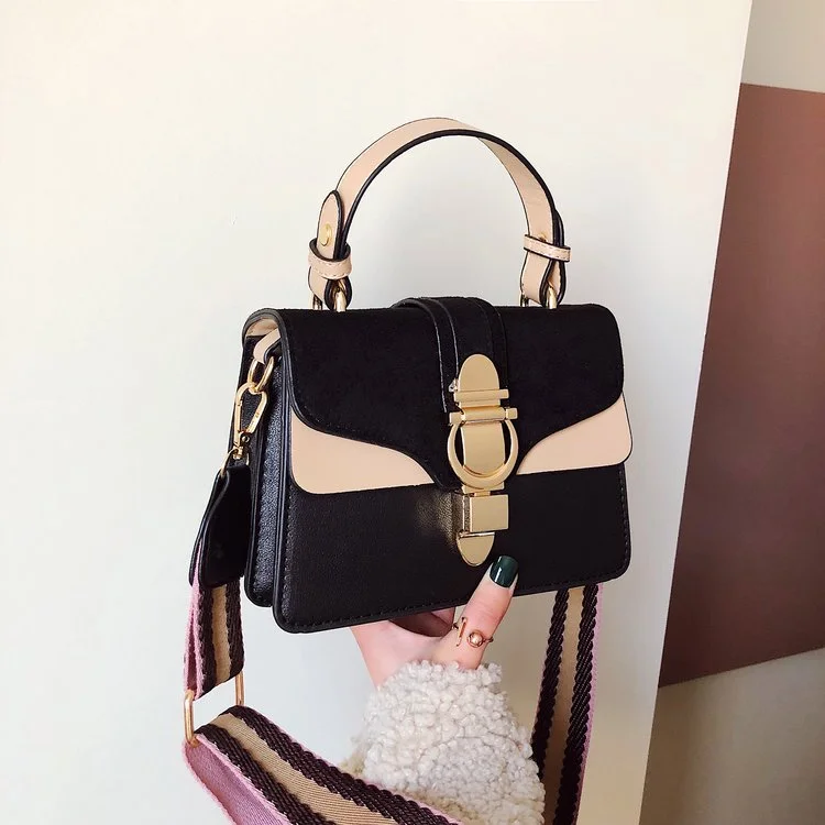 Drop Shipping Vintage PU Leather Small Handbag New Designer Messenger Bag Women Shoulder Bag Larger Top-Handle Bags Travel Bag
