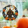 Haunted House Wreath 2D Flat DIY Diamond Painting Pendant Wall Decor 24cm