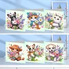 6Pcs Diamond Painting Cat And Dog Greeting Cards Christmas Cards