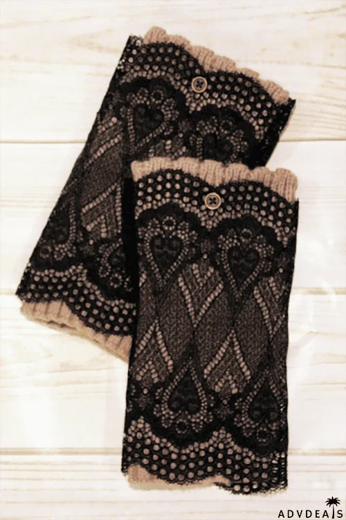 Lace Layered Boot Cuffs