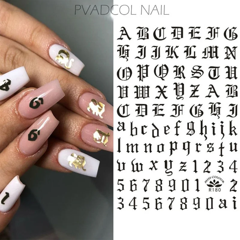 Nail Art Dragon Decals Stickers Red Black Colorful Dragons 3D Back Glue Nails Decal Sticker Self Adhesive Acrylic Tips Tool-Nail Inspo