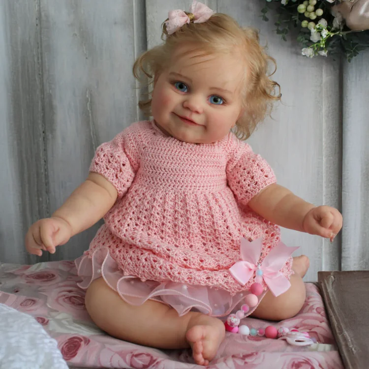  [New] 20" Realistic Reborn Baby Dolls Toddler Girl Tasiyin Handmade Huggable and Posable - Reborndollsshop®-Reborndollsshop®