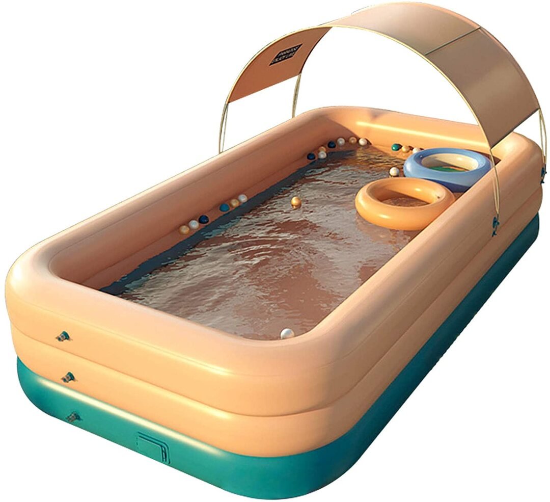 Inflatable Swimming Pool Portable Covered Automatic Inflatable Swimming
