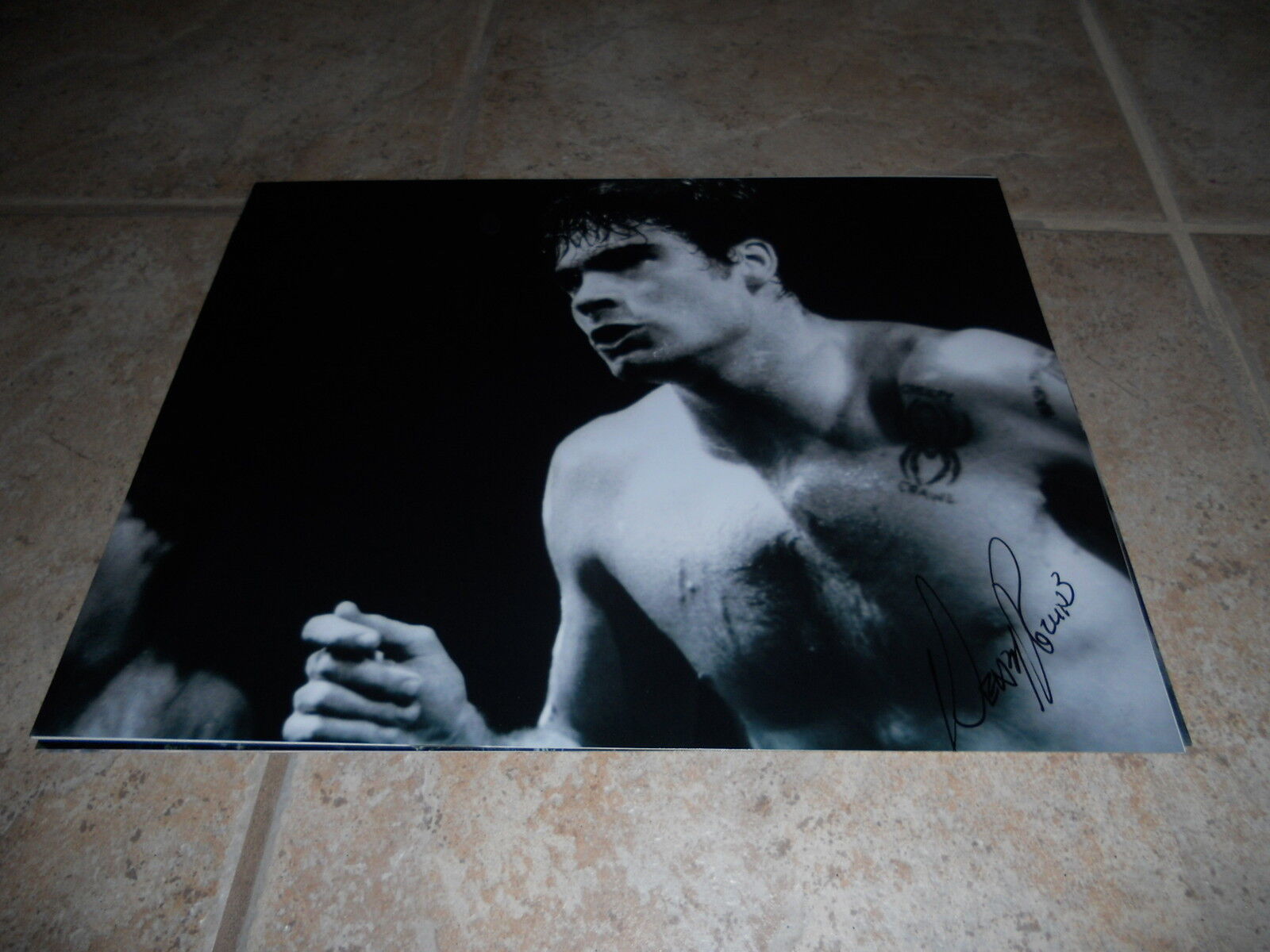 Henry Rollins Signed Autographed 11x14 Live Music Photo Poster painting Black Flag Misfits #1 F2