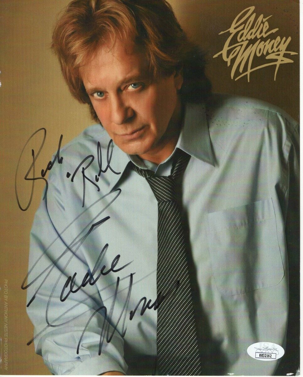 Eddie Money Signed Autographed 8X10 Photo Poster painting Rock Legend JSA RR32162