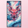 Dragon-11CT Stamped Cross Stitch 40*70cm/15.75*27.56in(Big Size)