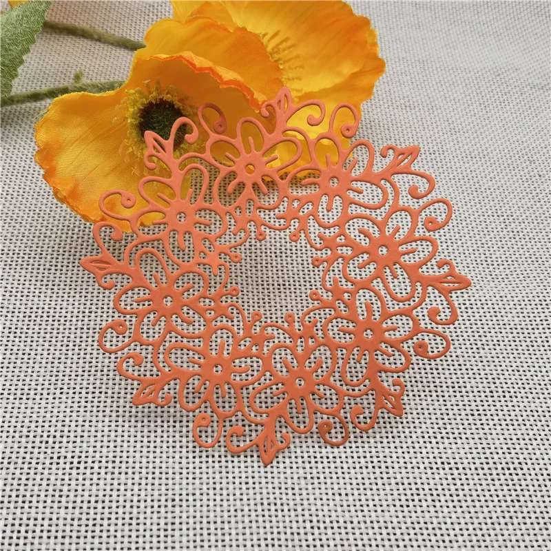 Sdrawing Circle lace Metal Cutting Dies Stencils For Card Making Decorative Embossing Suit Paper Cards Stamp DIY