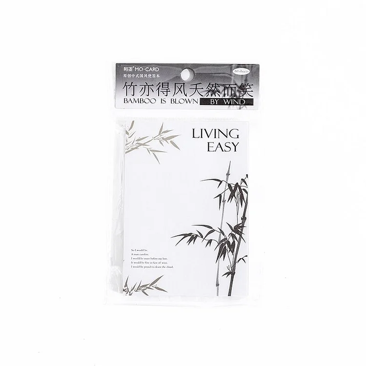 Journalsay 80 Sheets Literary Art Antiquity Memo Pad Creative Journal DIY Scrapbooking Decoration Material Paper
