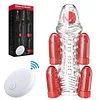 Wireless Remote Control Glans Vibrator Penis Trainer
