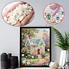Country Cottage-Pearls Painting Kit for Creativity DIY Pearl Dot Crafts for Gift Home Wall Decor 30*40CM