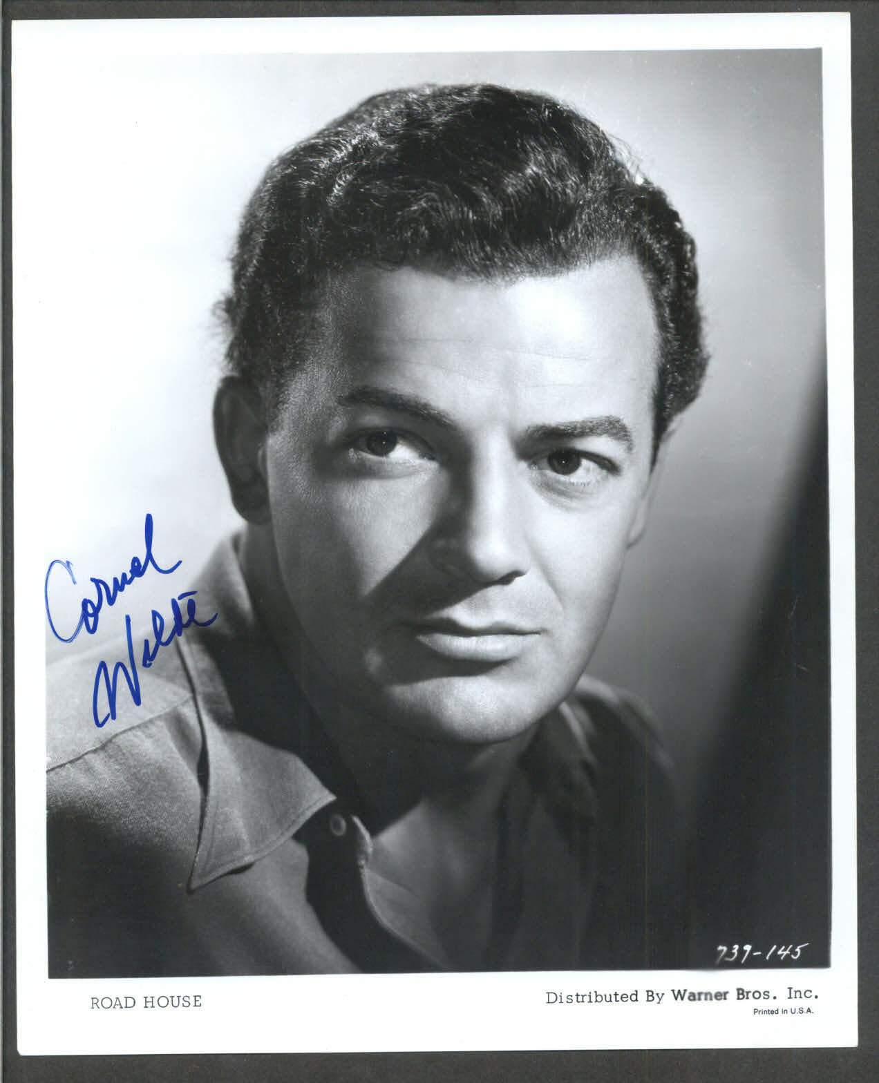 Cornel Wilde - Signed Vintage Celebrity Autograph Photo Poster painting - Road House