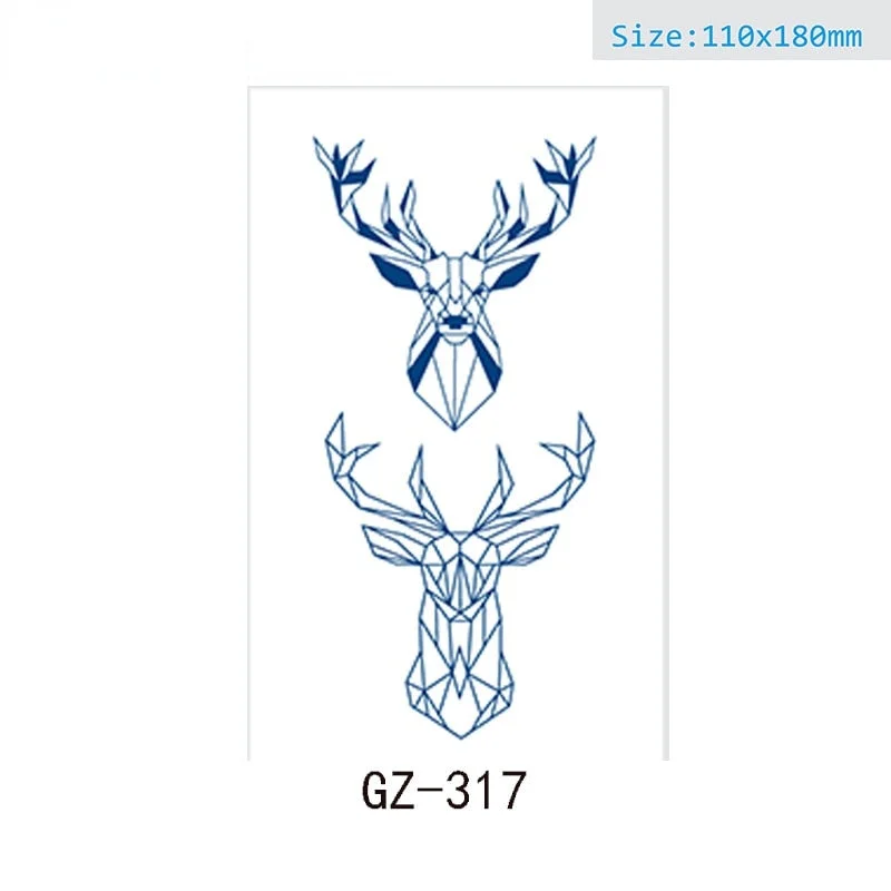 Net Red Herbal Juice Semi-permanent Waterproof Sweat-proof Tattoo Masking Scar Tattoo Sticker Herbal Juice Tattoo Sticker