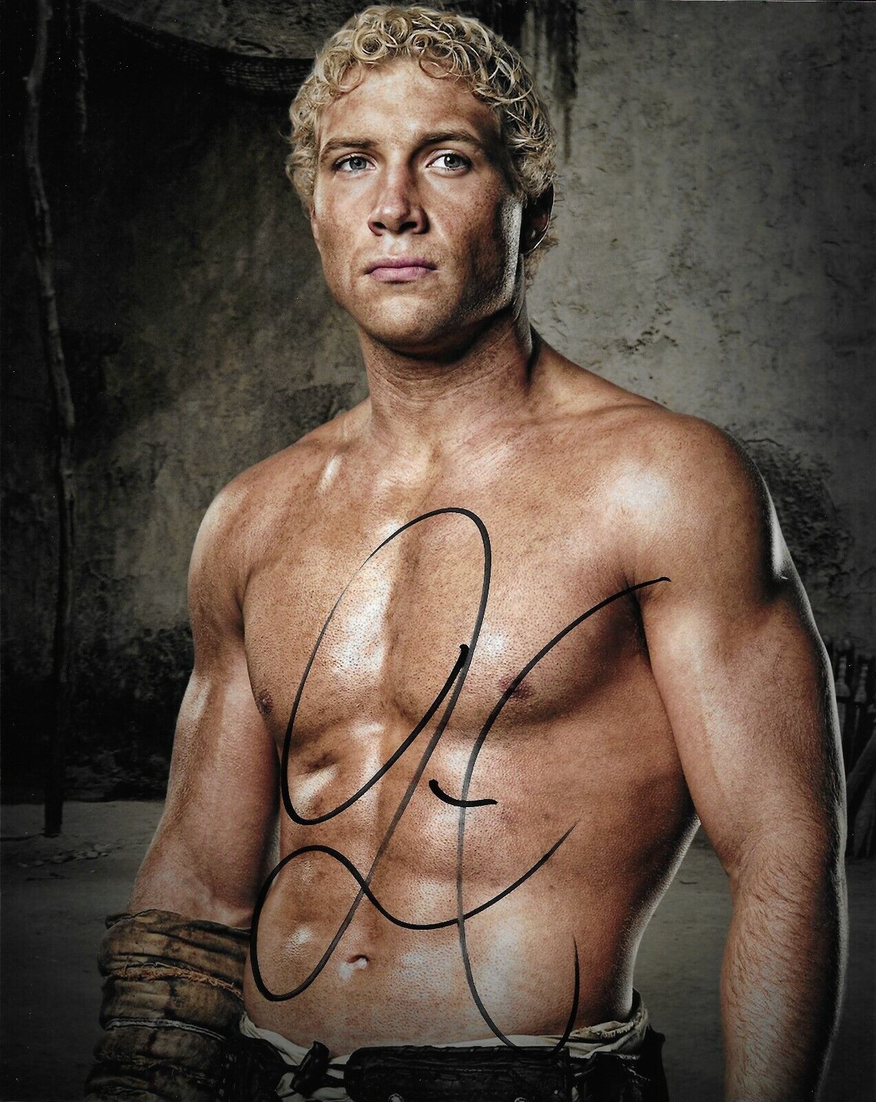 Jai Courtney Spartacus autographed Photo Poster painting signed 8x10 #4 Varro