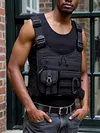 Outdoor Multifunctional Travel Vest Chest Bag Large Capacity Nylon Hunt Vest Bag
