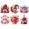 Acrylic Special Shape Flower Cake Desktop Diamond Art Kits for Home Office Decor