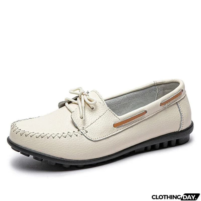 New Comfy Lace-Up Summer Loafers for Women