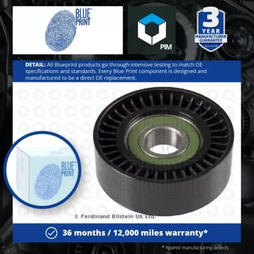 Aux Belt Idler Pulley fits KIA CEED ED, JD 1.4D 1.6D 06 to 15 Guide Deflection Parts