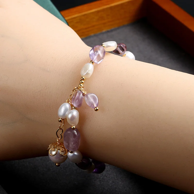 Companion Pearl crystal bracelet