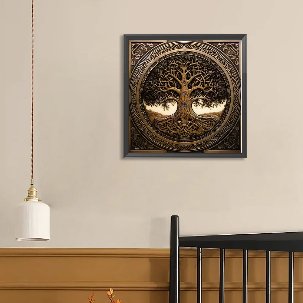 Diamond Painting - Full Round Drill - Tree of Life(Canvas|40*40cm)