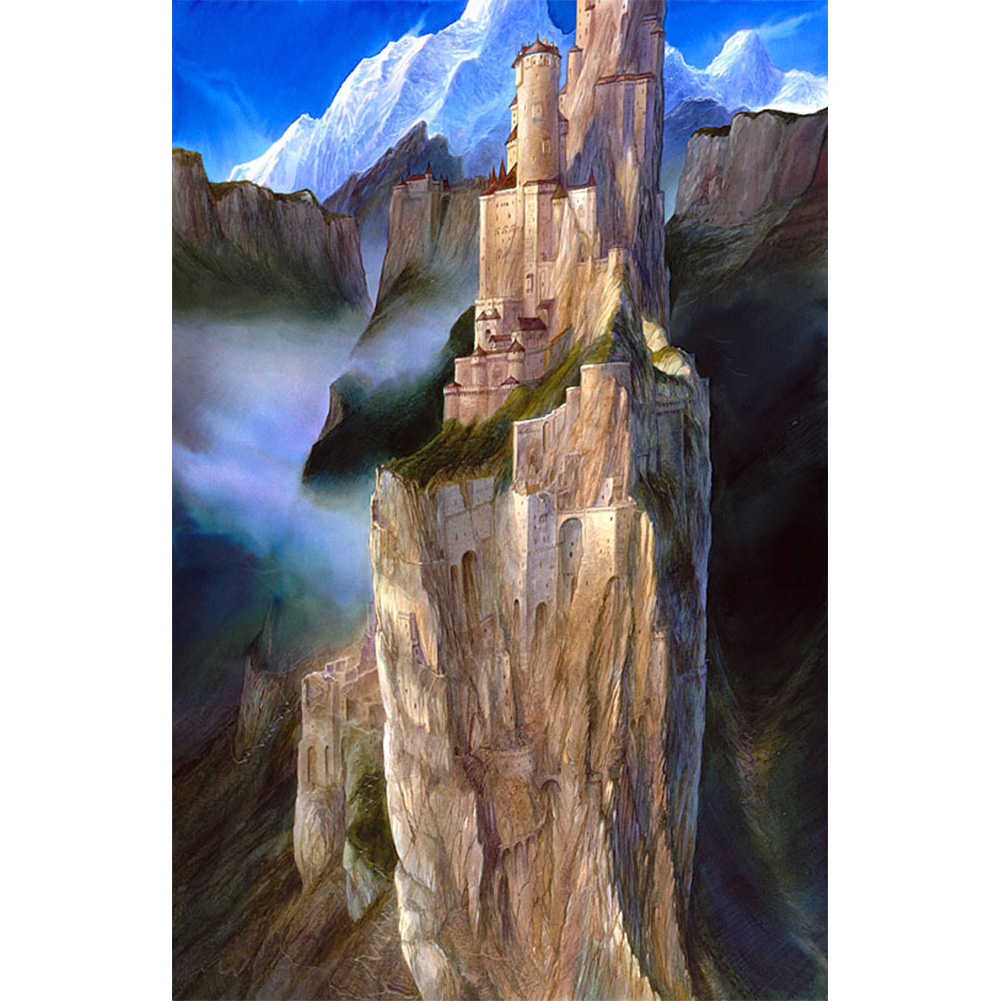 World cliff. Бобровый Утес. Утес Кастерли. John Howe. John Howe Castle.