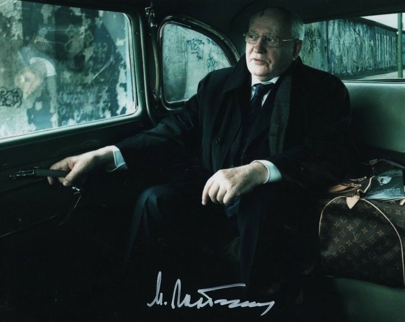 Mikhail gorbachev signed autographed Photo Poster painting