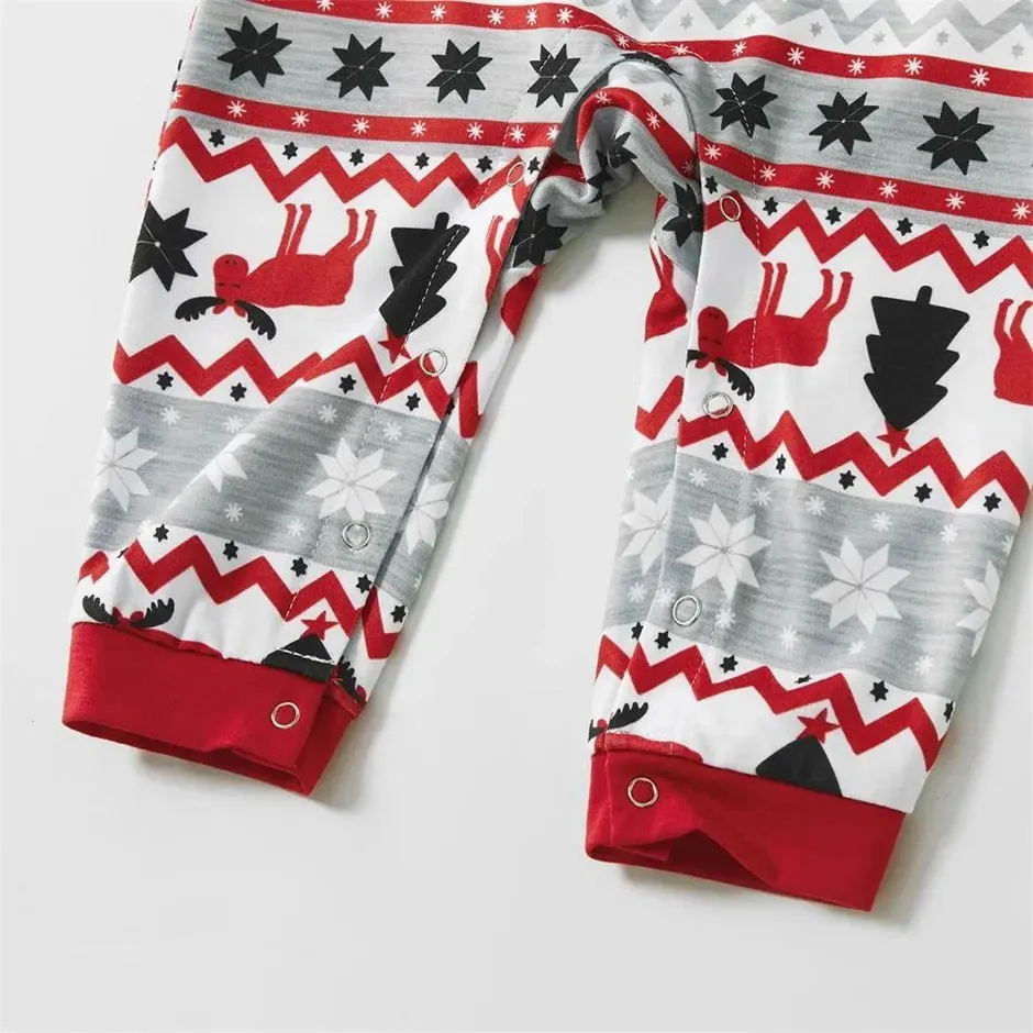 Christmas Christmas pattern pajamas red for the whole family