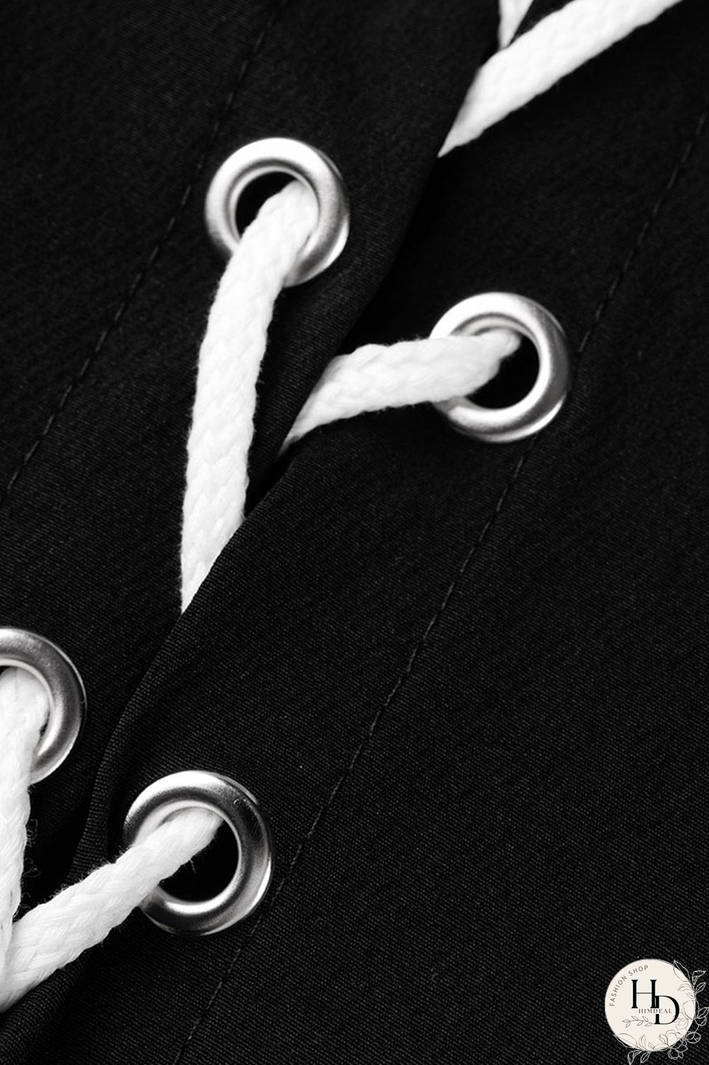 Black Fashion Casual Solid Bandage Regular High Waist Speaker Trousers