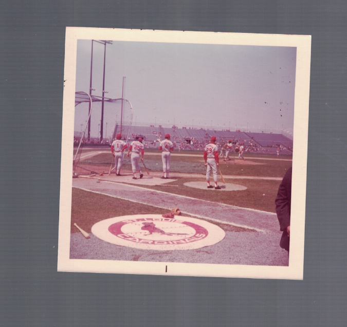 Bernie Carbo St. Louis Cardinals Original Photo Poster painting Jarry Park 1970's Expos