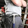 Magnetic Strong Clamping Belt Leather Cover Hands-Free Strong Belt Holster Safe Design with Strong Magnet for Hammer Holster Screws Nails Pliers Wrench