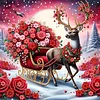 Diamond Painting-DIY Crystal Rhinestone Christmas Reindeer