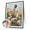 Jesus Shepherding Sheep -Paint by Numbers Acrylic Painting 40*50cm