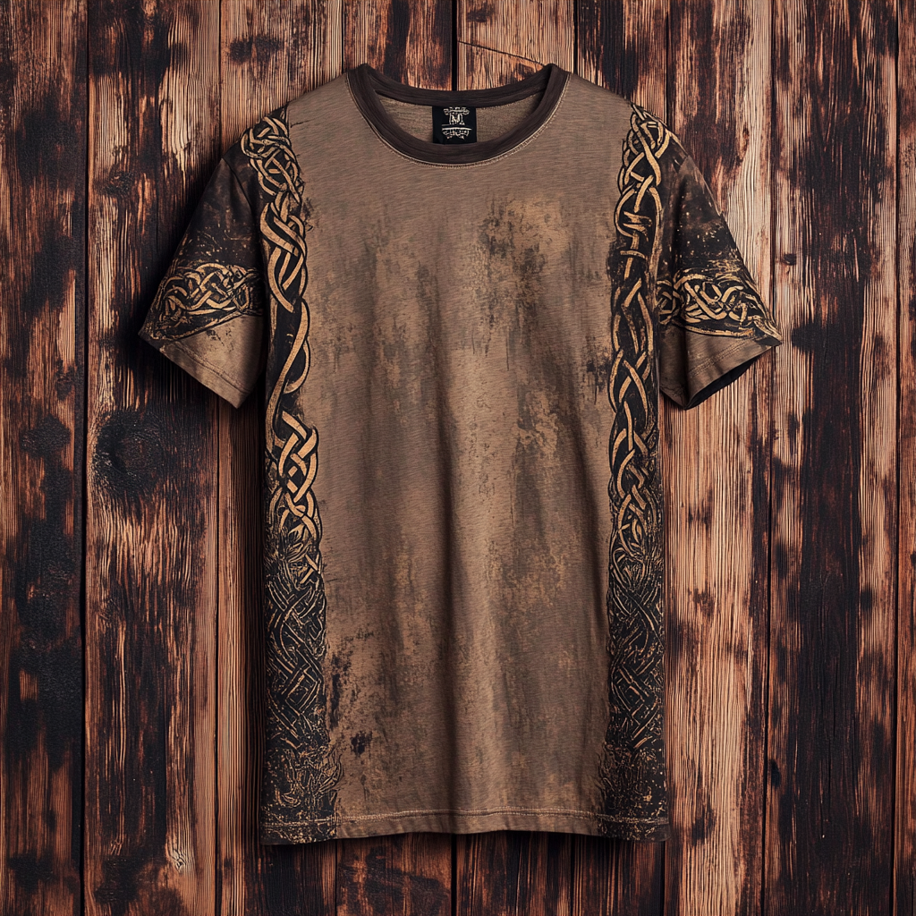 Men's Viking Nordic Knot Totem Print T-shirt / Rvogue / Rvogue