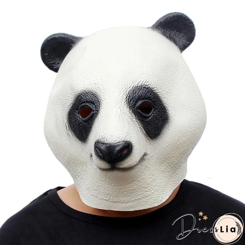 Halloween Panda Mask Halloween Masquerade Animal Party Full Head Mask