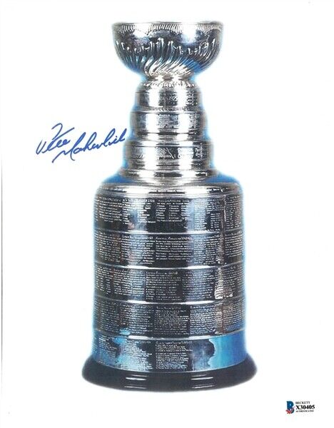 Pete Mahovlich signed Stanley Cup 8.5x11 autographed Photo Poster painting BAS Beckett COA