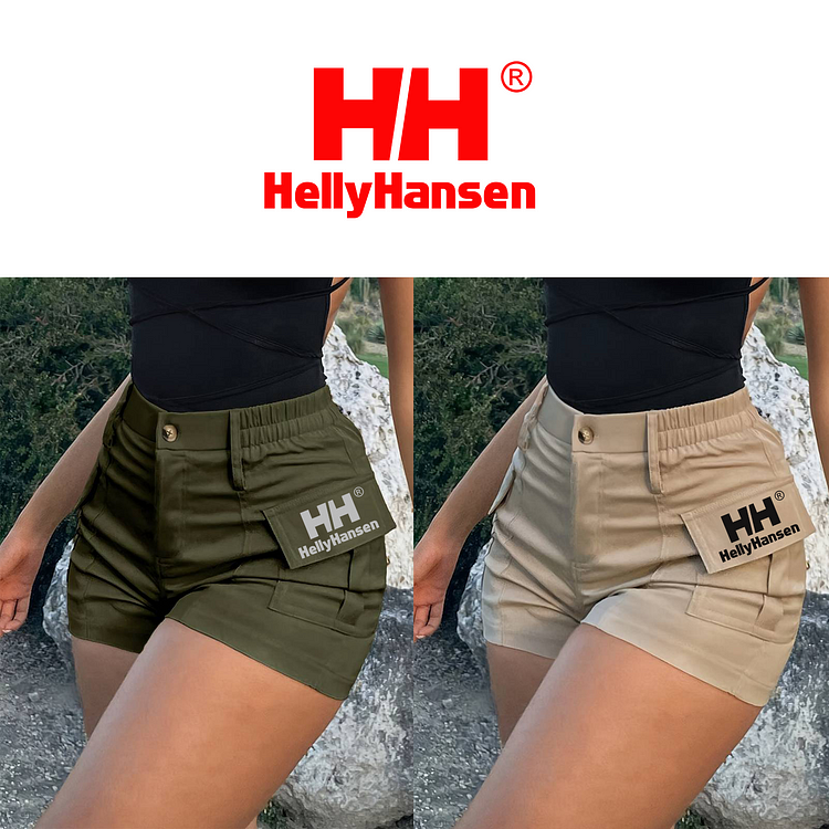 Dámské letní prodyšné, nepromokavé víceúčelové outdoorové kraťasy Helly Hansen®, nové (2 ks)